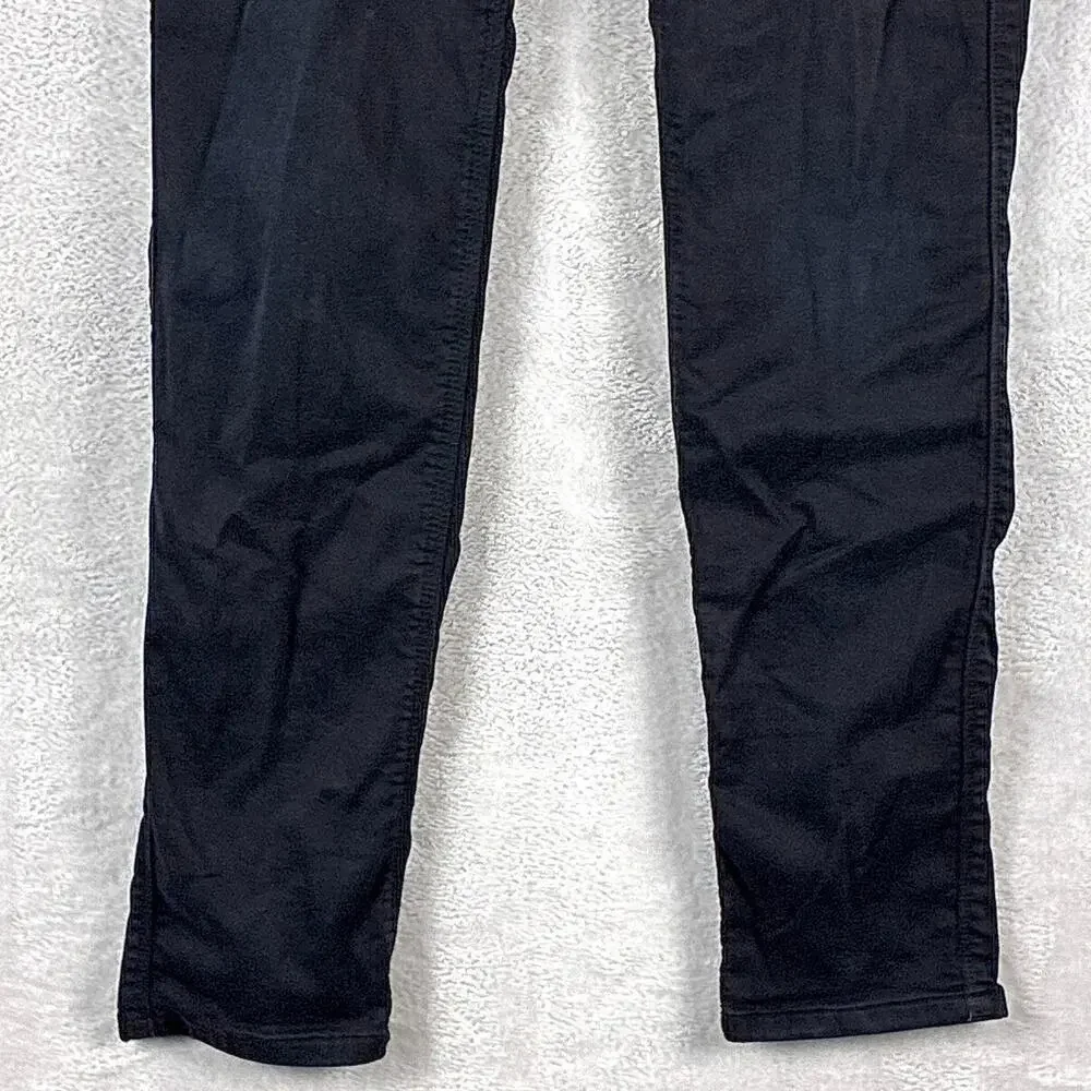 Duer Jeans Mens 30x32 Black N2X No Sweat Slim Stretch Preppy Classic Travel